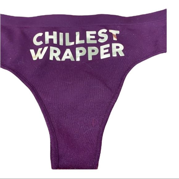 3/$35 Pink by VS Chillest Wrapper Panties Thong - Picture 3 of 7